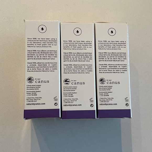 Lot of 3 NEW Nature By Canus Bar Soap Goats Milk with Lavender Oil 141g each - Picture 3 of 5